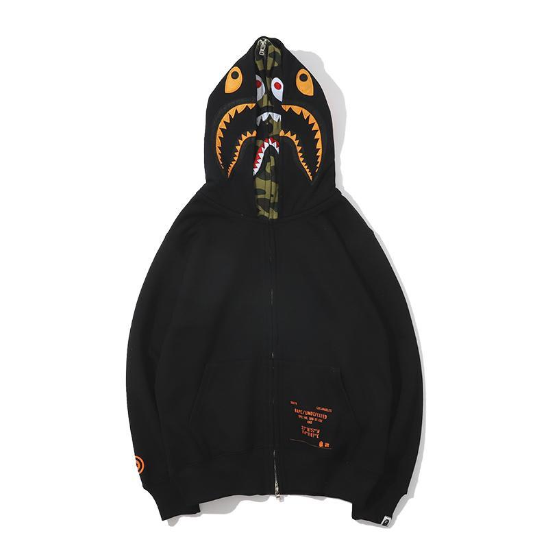 Best Replica Bape x Undefeated Shark Hoodie - Colareps