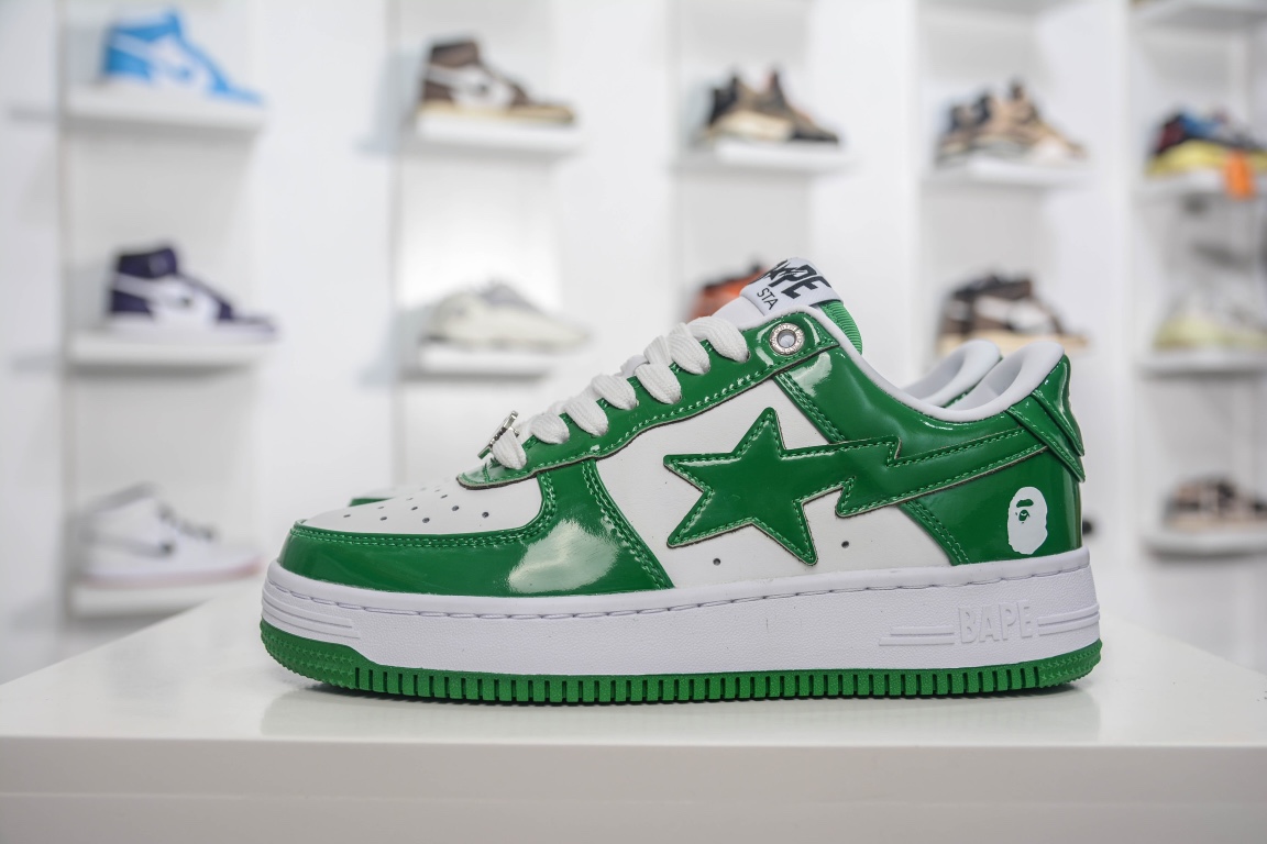 Best Replica A Bathing Ape Bape Sta Low Green - Colareps