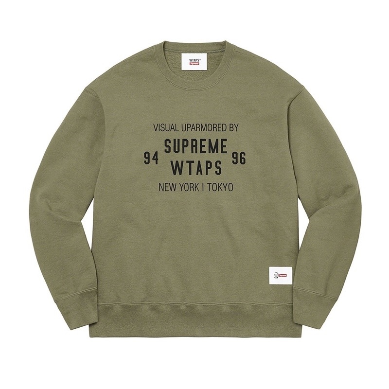 Best Replica Supreme Replica 21FW X WTAPS CREWNECK - Colareps