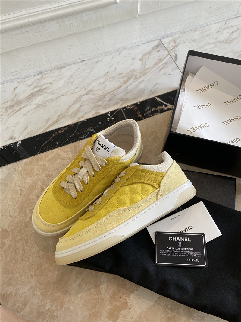 Best Replica chanel classic diamond suede sneakers - Colareps