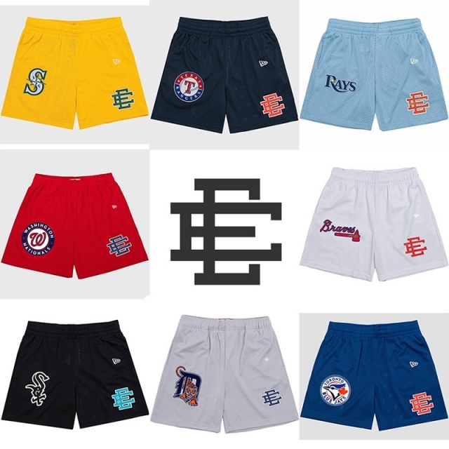 Best Replica Eric Emanuel World Series team logo shorts 12 colors - Colareps