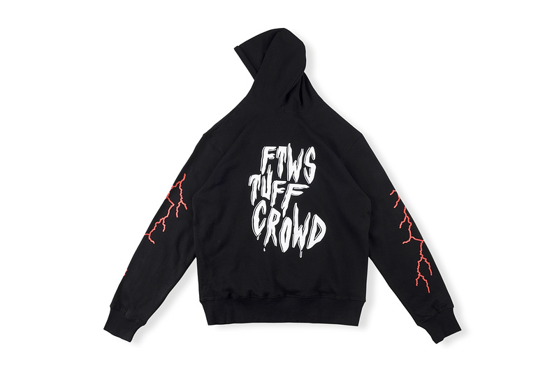 Best Replica Curl Up Skull Print Hoodie - Colareps