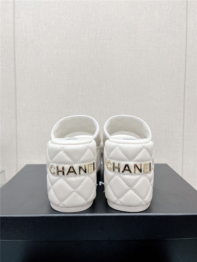 Best Replica Chanel rhombus water platform platform slippers - Colareps