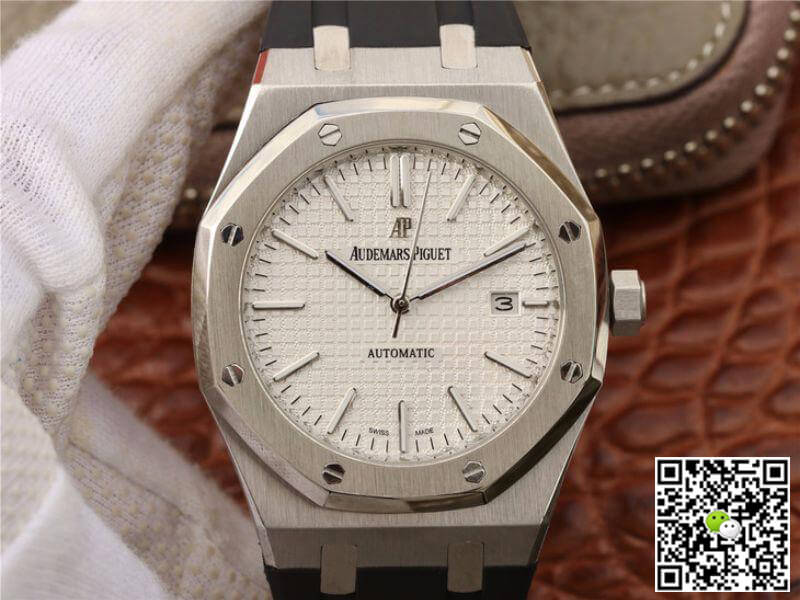 Best Replica Replica Audemars Piguet Royal Oak 15400 JF Factory 1:1 Best Edition Swiss ETA3120 White Dial - Colareps