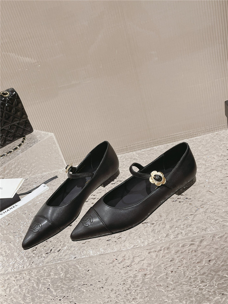 Best Replica Chanel new sunflower buckle Mary Jane shoes - Colareps
