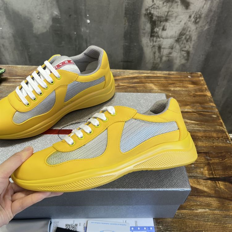 Best Replica PRADA AMERICA S CUP SOFT RUBBER AND BIKE FABRIC SNEAKERS   PRS041 - Colareps