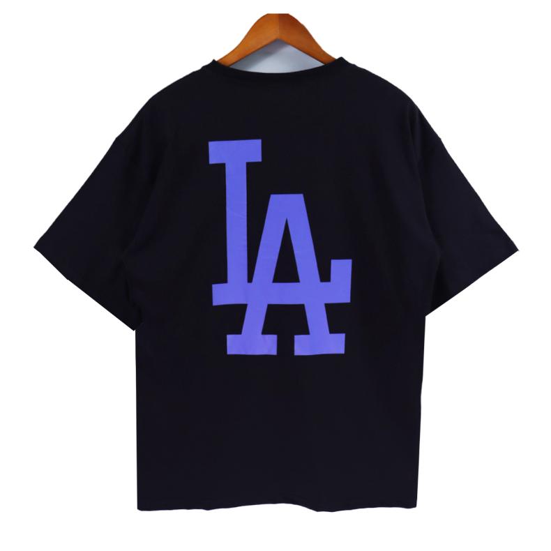 Best Replica Double E Pure Black Printed Short Sleeve tee - Colareps