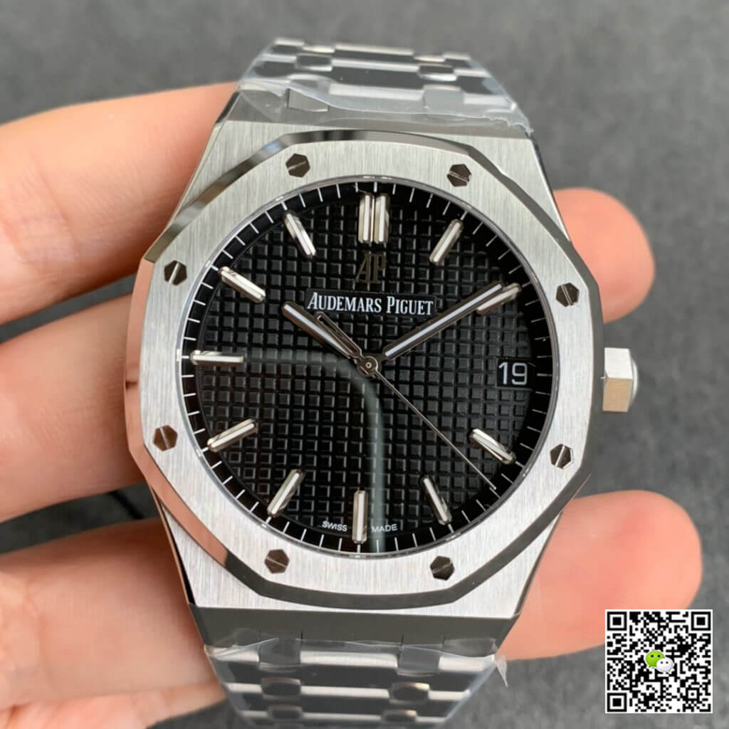 Best Replica Replica Audemars Piguet Royal Oak 15500ST.OO.1220ST.03 1:1 Best Edition ZF Factory Black Dial - Colareps