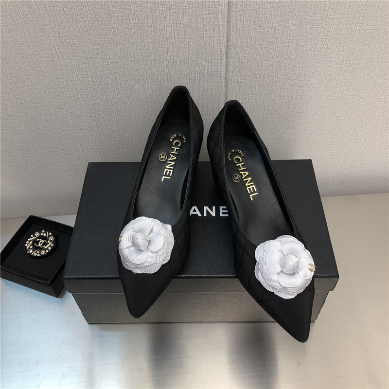 Best Replica chanel chunky heel pointed toe shoes - Colareps