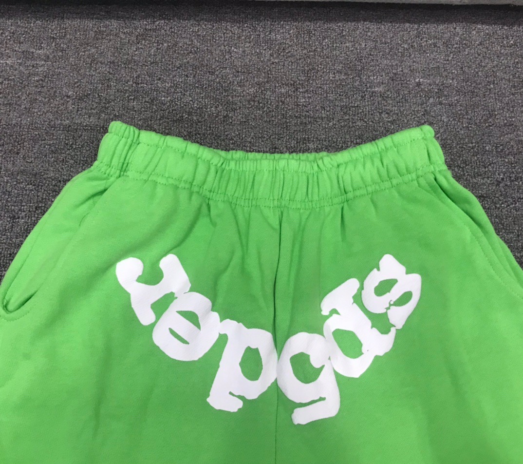 Best Replica Young Thug Sp5der-White number green pants - Colareps