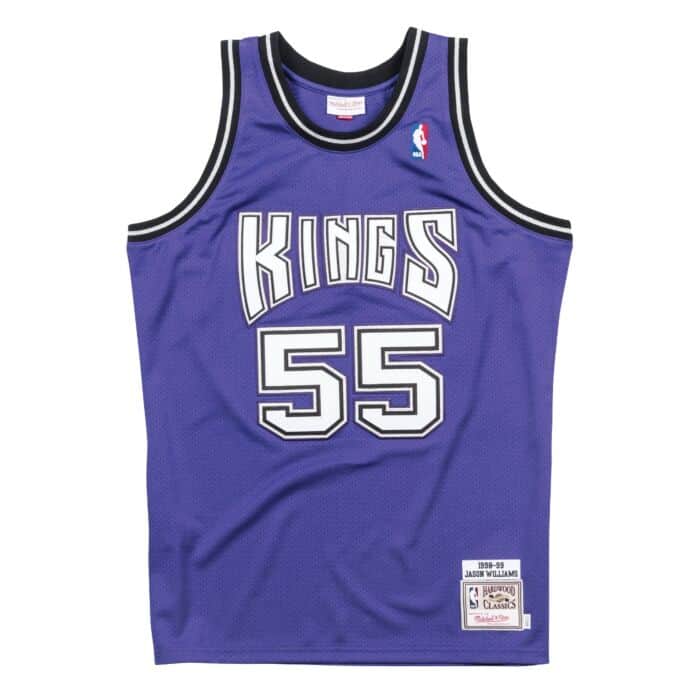 Best Replica JASON WILLIAMS SACRAMENTO KINGS THROWBACK JERSEY - Colareps