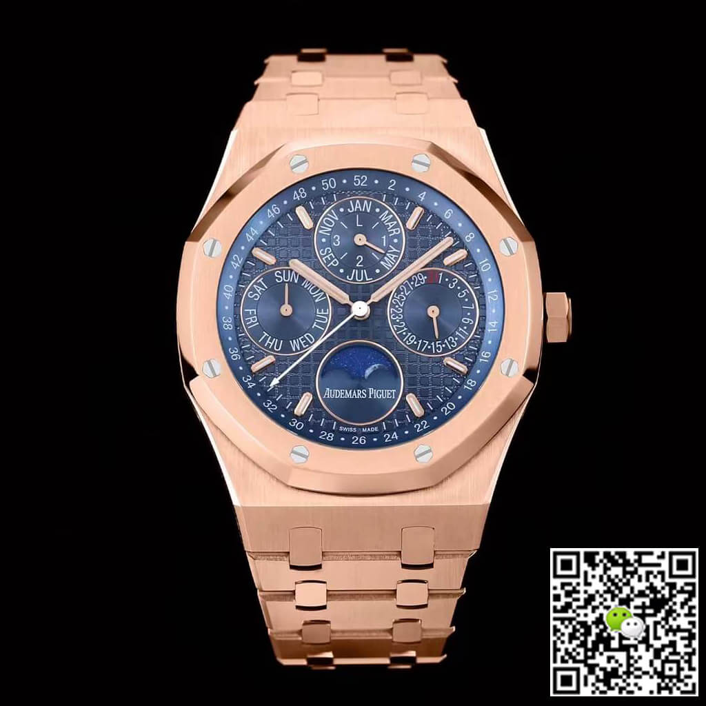 Best Replica Replica Audemars Piguet Royal Oak 26574OR.OO.1220OR.03 1:1 Best Edition APS Factory Blue Dial - Colareps