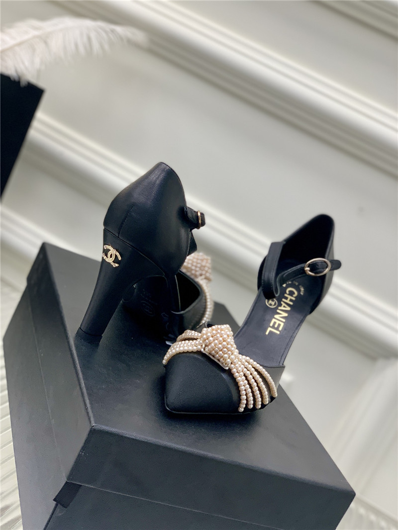 Best Replica Chanel counter latest pearl shoes - Colareps