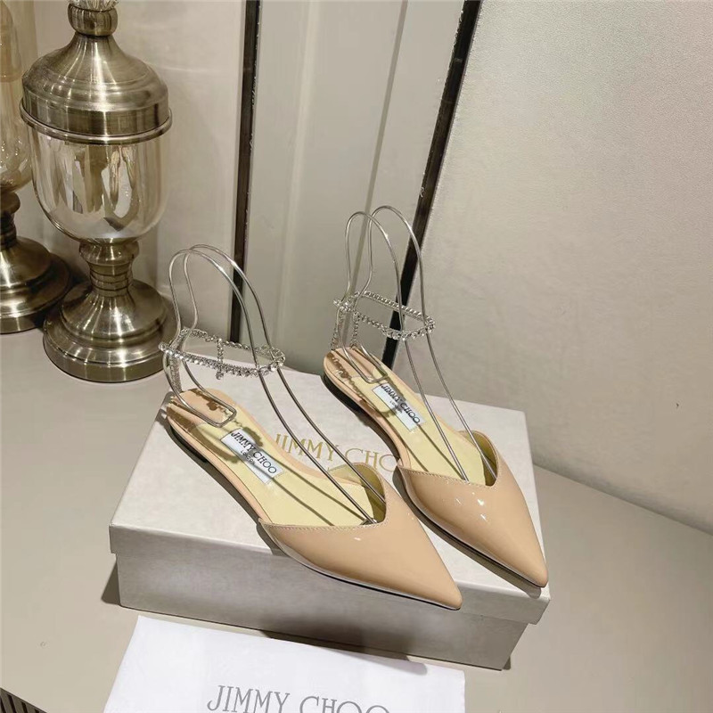 Best Replica Jimmy Choo spring and summer crystal chain pumps - Colareps