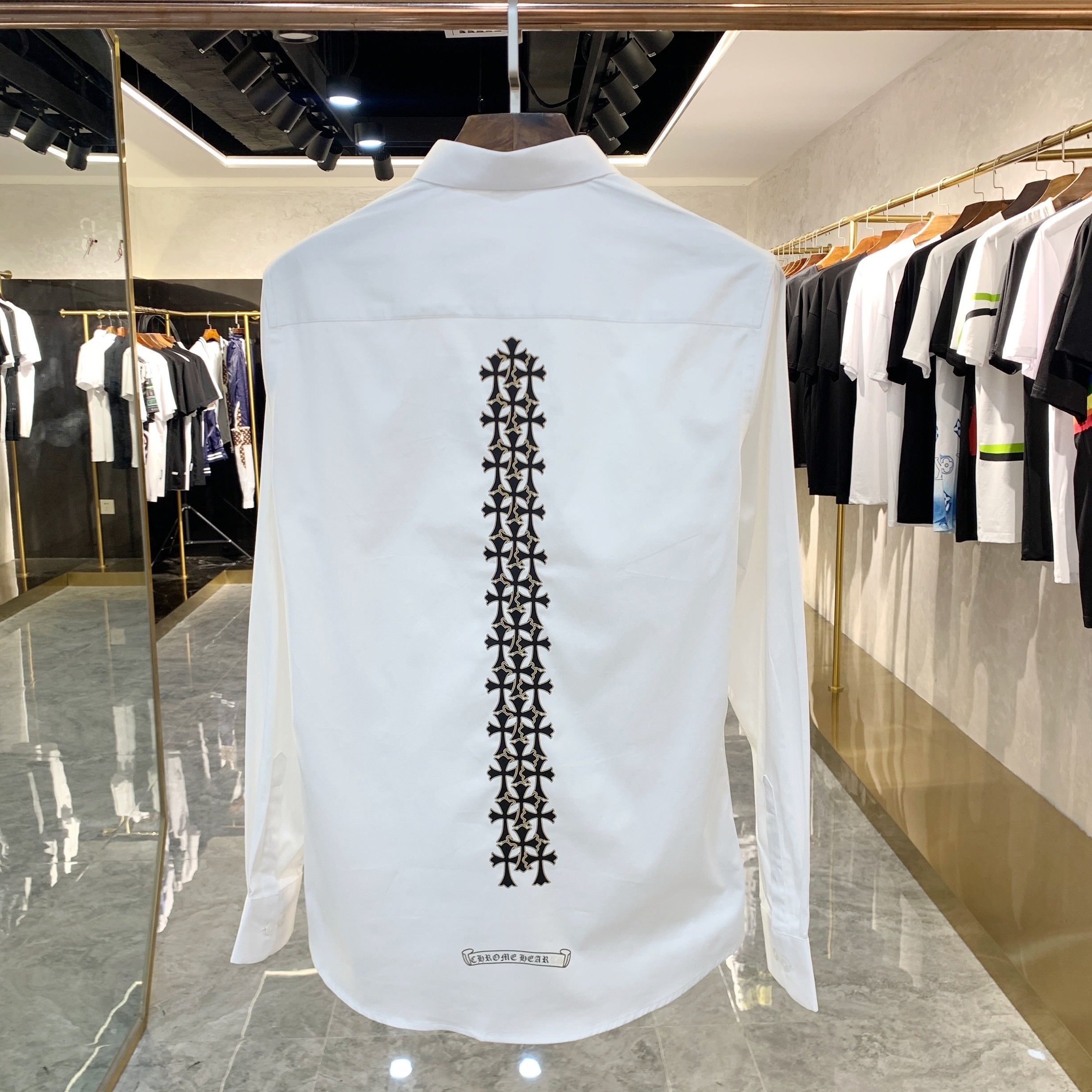 Best Replica Chrome Hearts Long Sleeve Shirt - Colareps