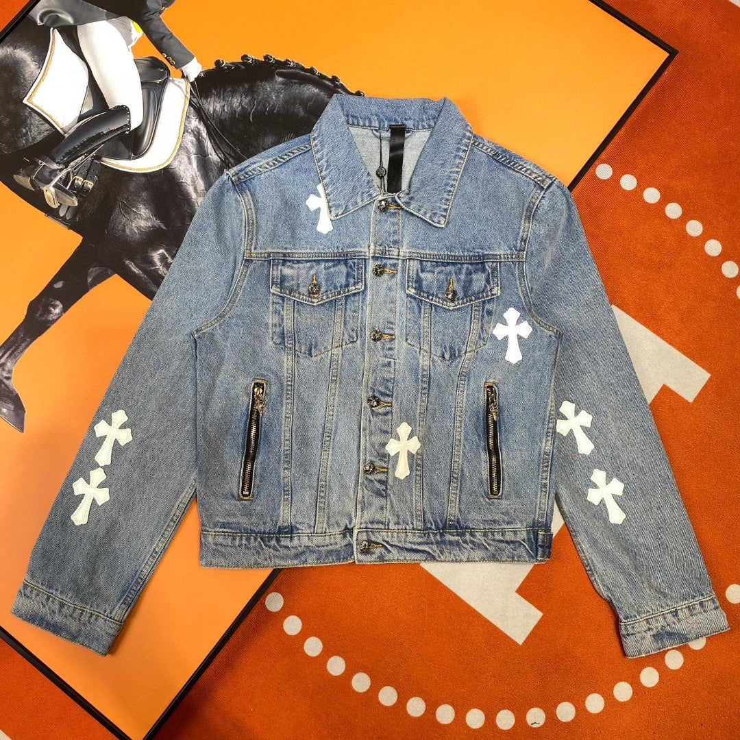 Best Replica Chrome Hearts Denim Jacket - Colareps