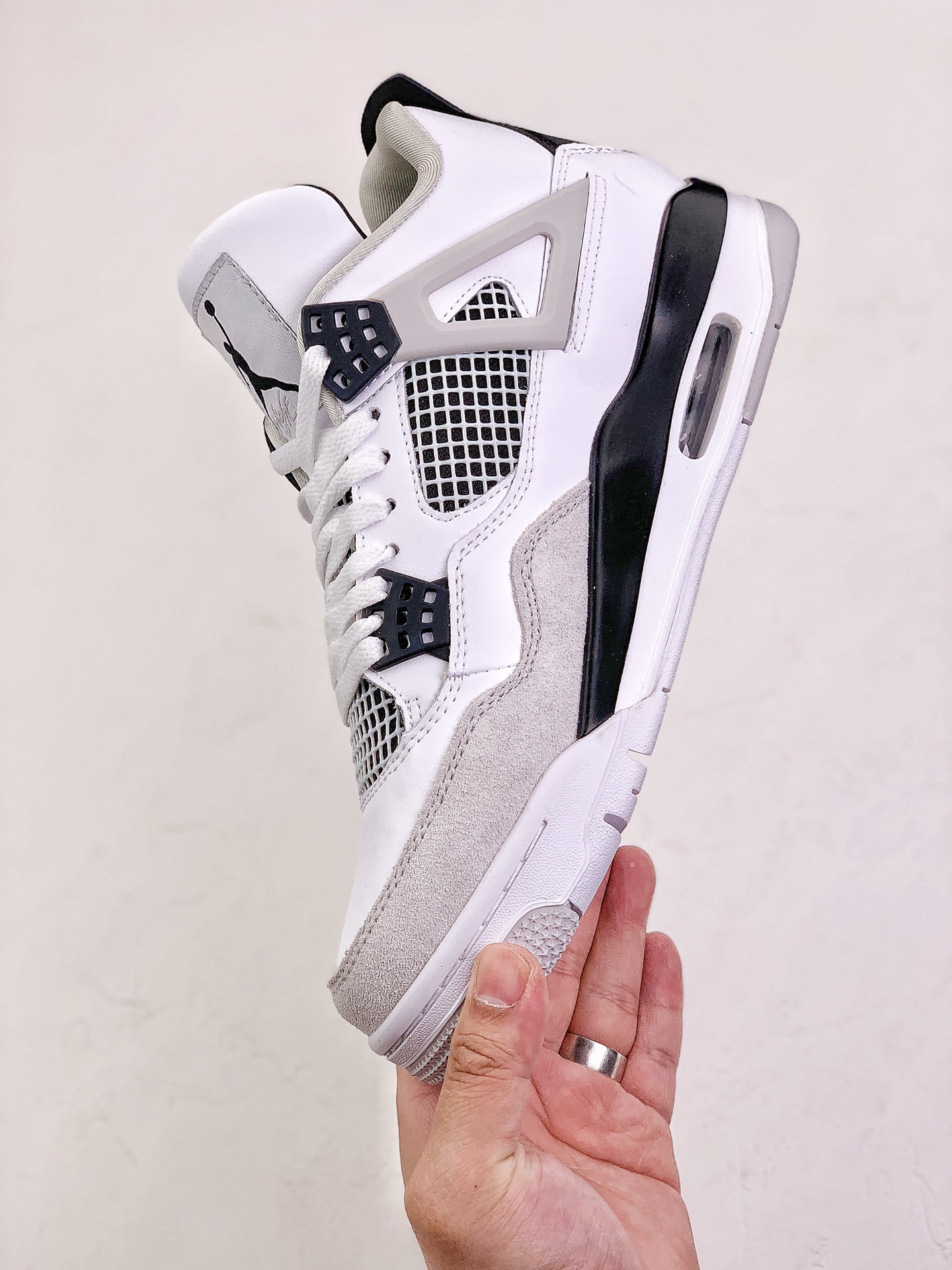 Best Replica Jordan 4 Retro Military Black Extended Size - Colareps