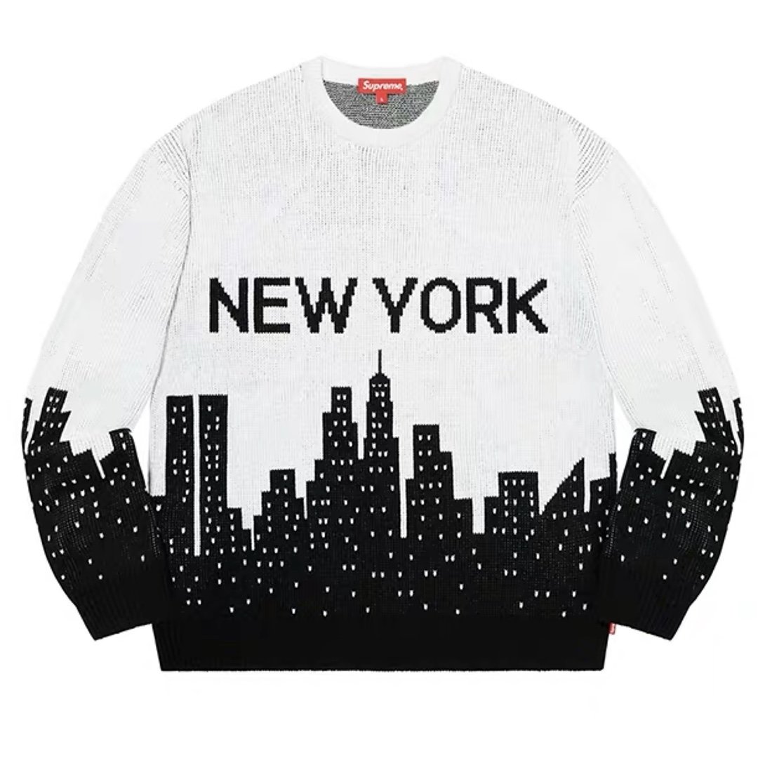 Best Replica SUPREME 20SS NEW YORK SWEATER - Colareps