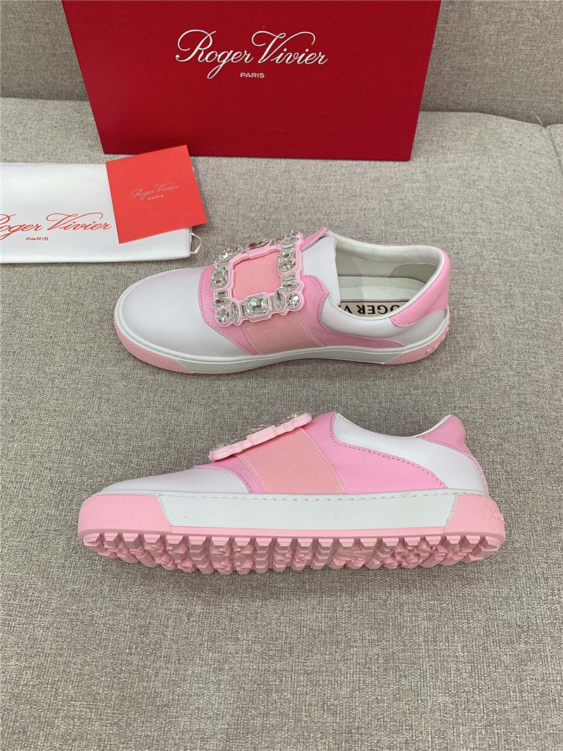 Best Replica Roger vivier new diamond buckle casual shoes - Colareps