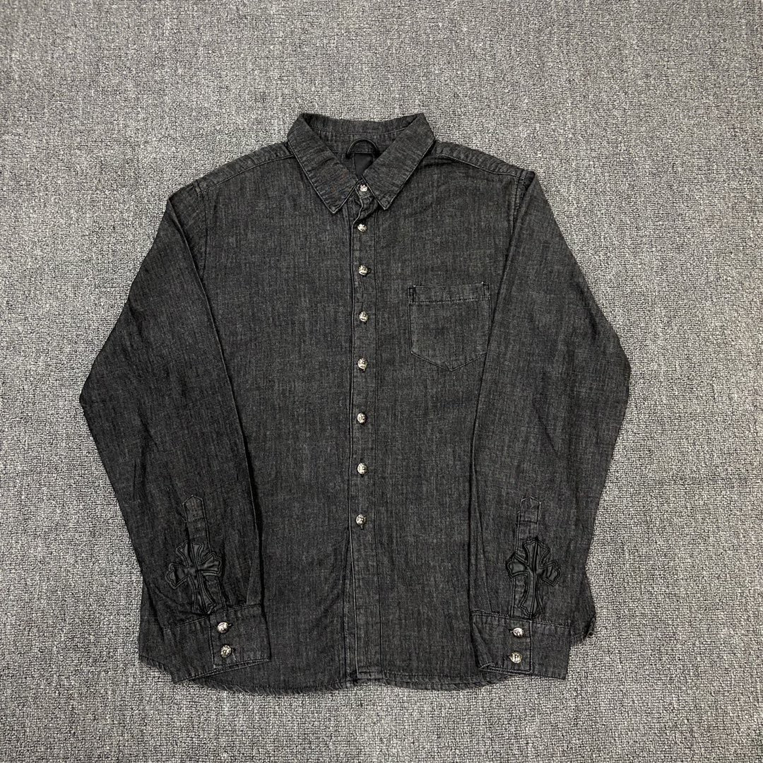 Best Replica Chrome Hearts Denim Shirt - Colareps