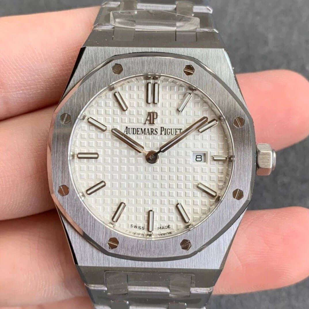 Best Replica Replica Audemars Piguet Royal Oak 67651ST 33MM 1:1 Best Edition JF Factory Silver Dial - Colareps