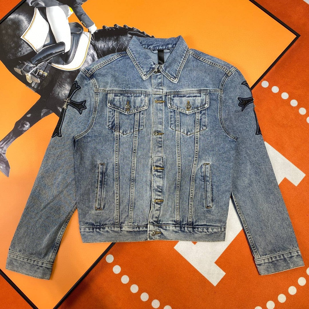 Best Replica Chrome Hearts Denim Jacket - Colareps