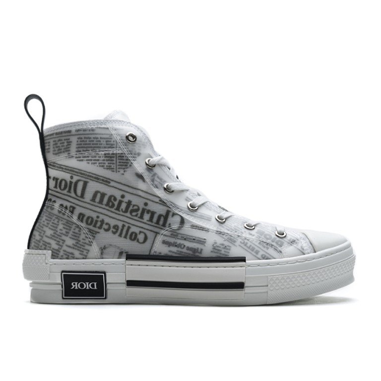 Best Replica Converse Dupes Dior B23 Oblique Transparency High H565 White Black - Colareps