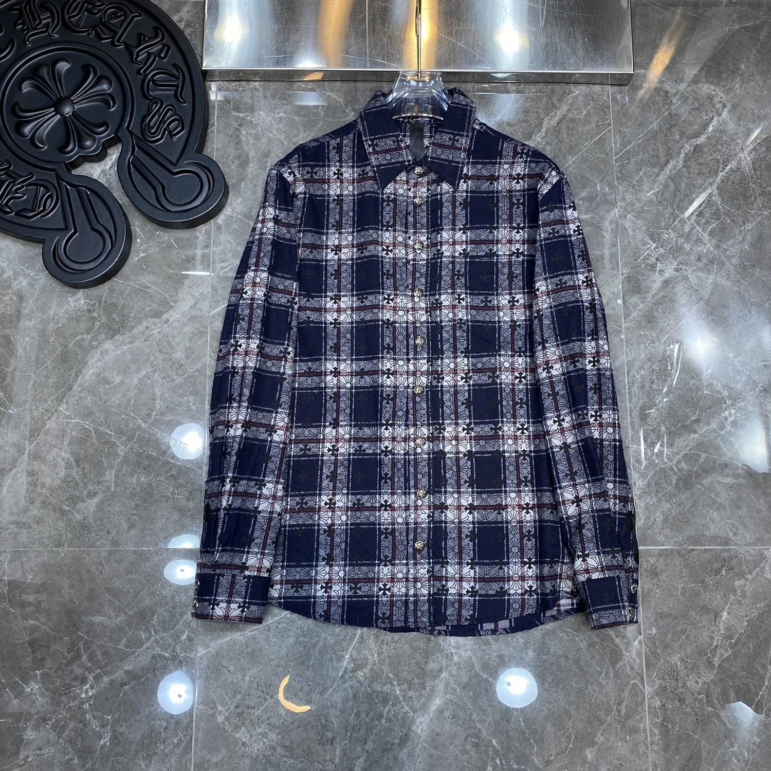 Best Replica Chrome Hearts Long Sleeve Shirt - Colareps
