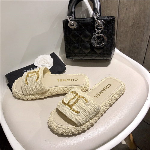 Best Replica chanel hand woven slippers - Colareps