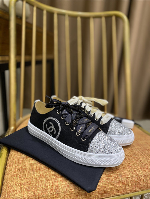 Best Replica chanel canvas sneakers womens - Colareps