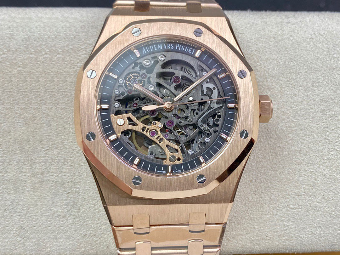 Best Replica Replica Audemars Piguet Royal Oak 15407OR.OO.1220OR.01 1:1 Best Edition APS Factory Dark Grey Dial - Colareps
