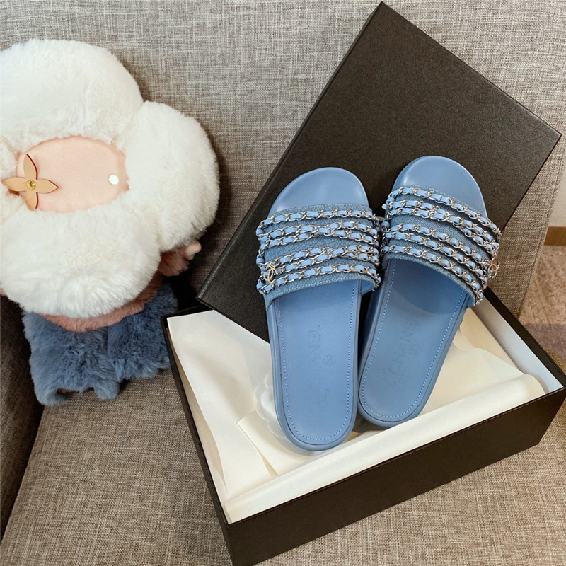 Best Replica chanel chain flip flops - Colareps