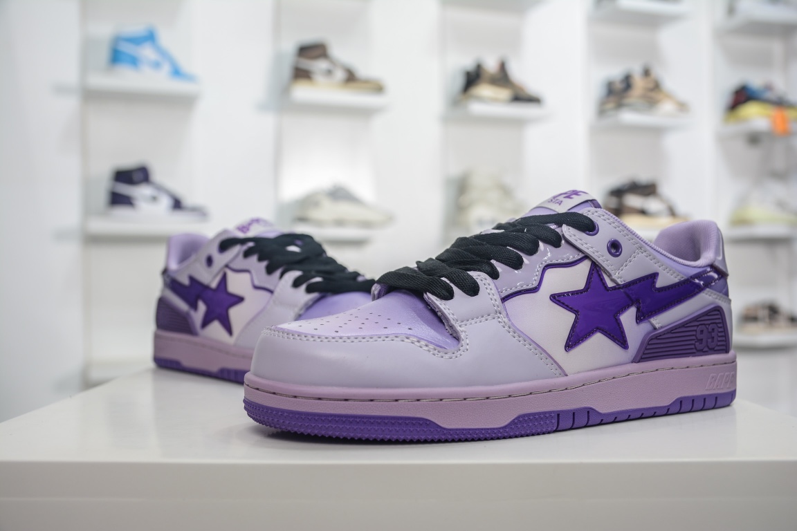 Best Replica A Bathing Ape Bape SK8 Sta Purple - Colareps
