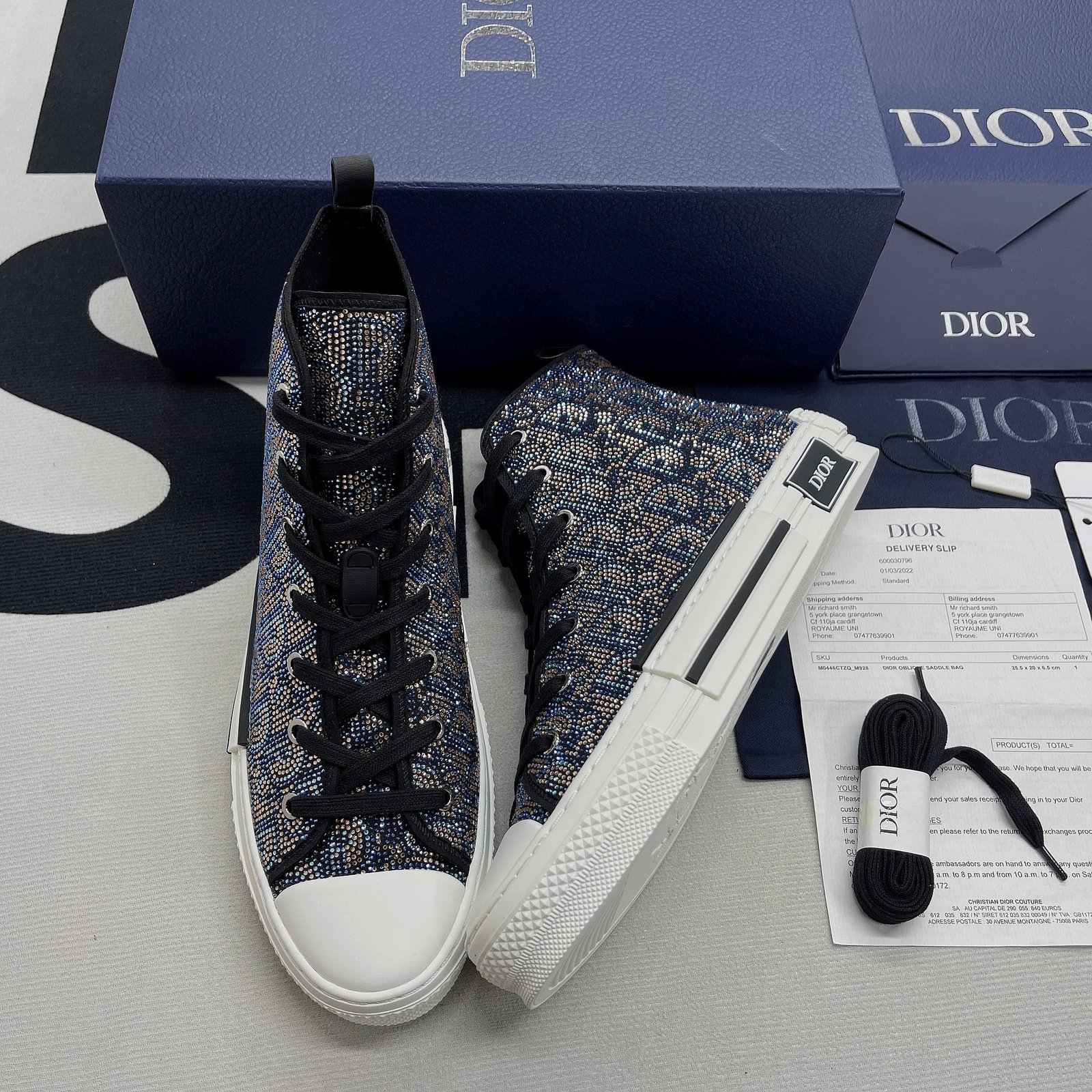 Best Replica Dior B23 High Top Sneaker 18 - Colareps