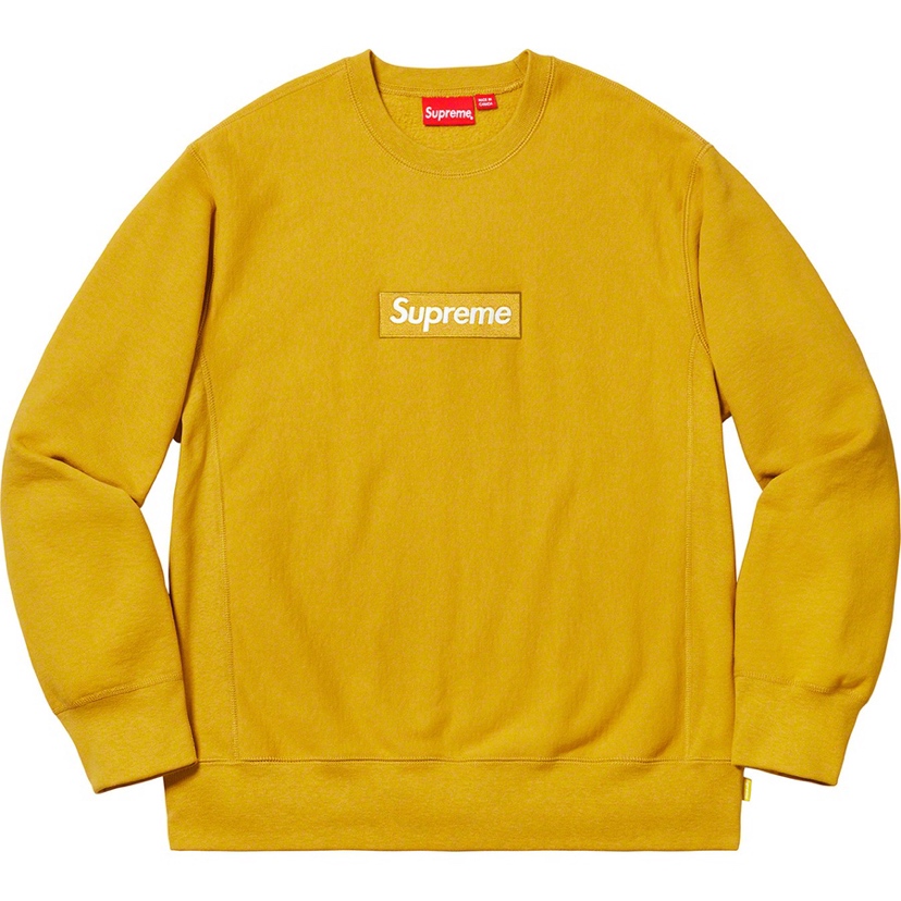 Best Replica SUPREME 18FW BOX LOGO CREWNECK SWEATSHIRT - Colareps