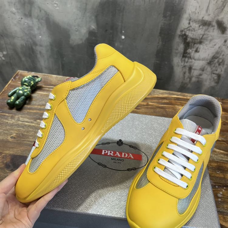 Best Replica PRADA AMERICA S CUP SOFT RUBBER AND BIKE FABRIC SNEAKERS   PRS041 - Colareps