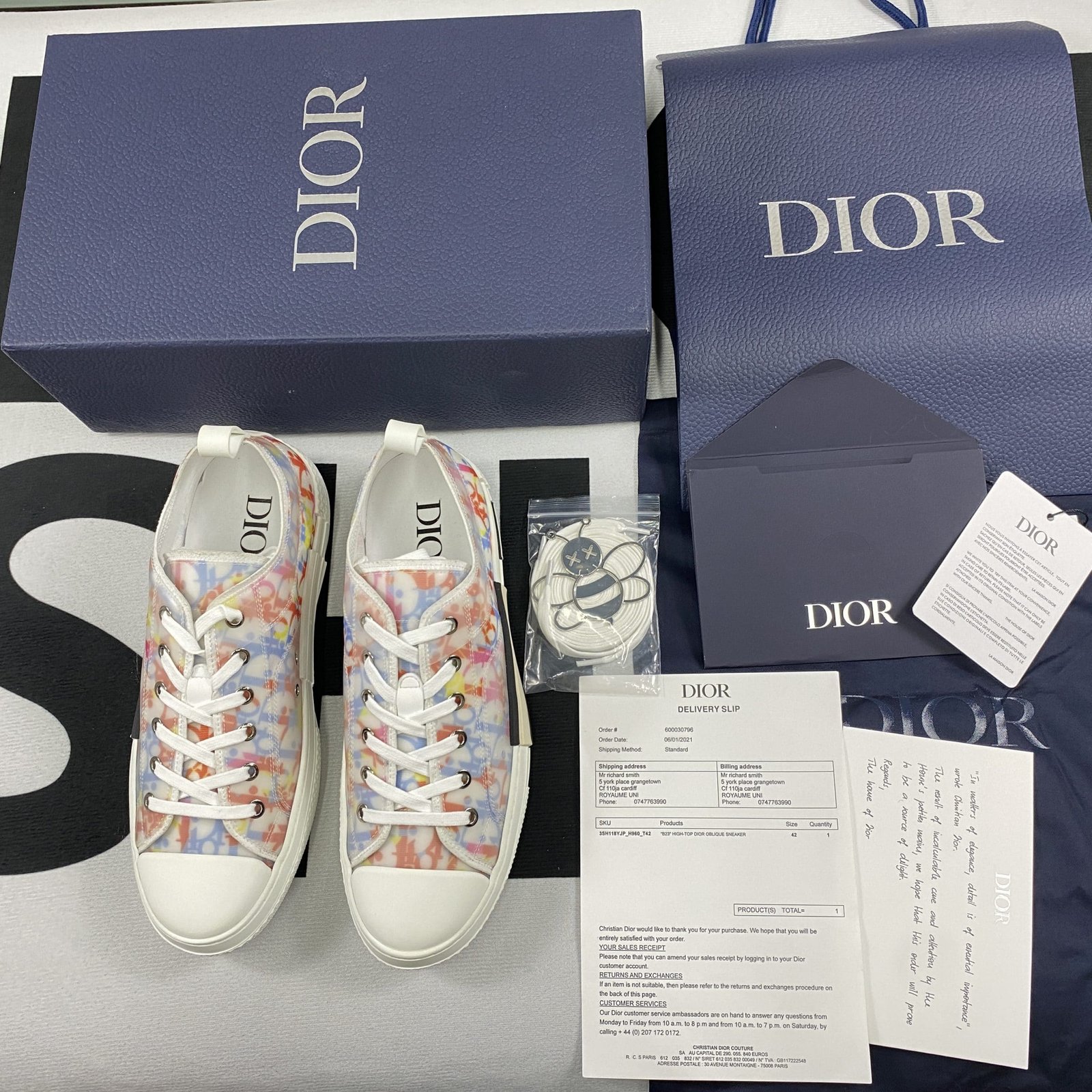 Best Replica Dior B23 High Top Sneaker 6 - Colareps