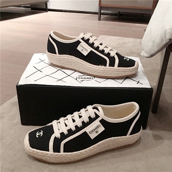 Best Replica chanel canvas shoes replica shoes - Colareps
