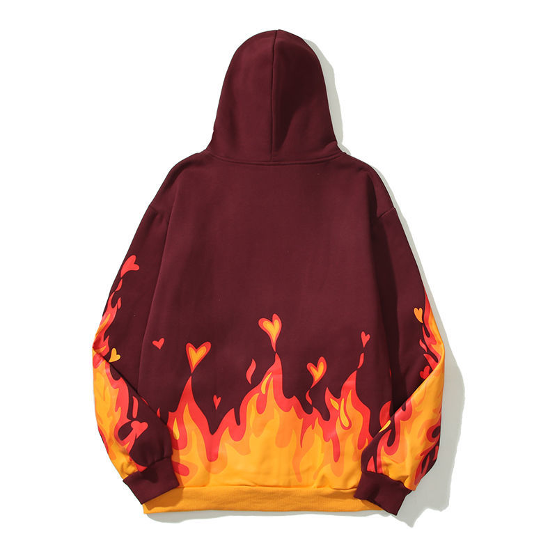Best Replica Drew House Fire Hoodie Black - Colareps
