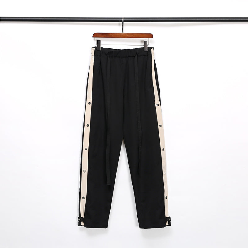 Best Replica Fear of God Velcro Breasted Ribbon Long Pants Street Hip Hop Loose Sweatpants 216 - Colareps