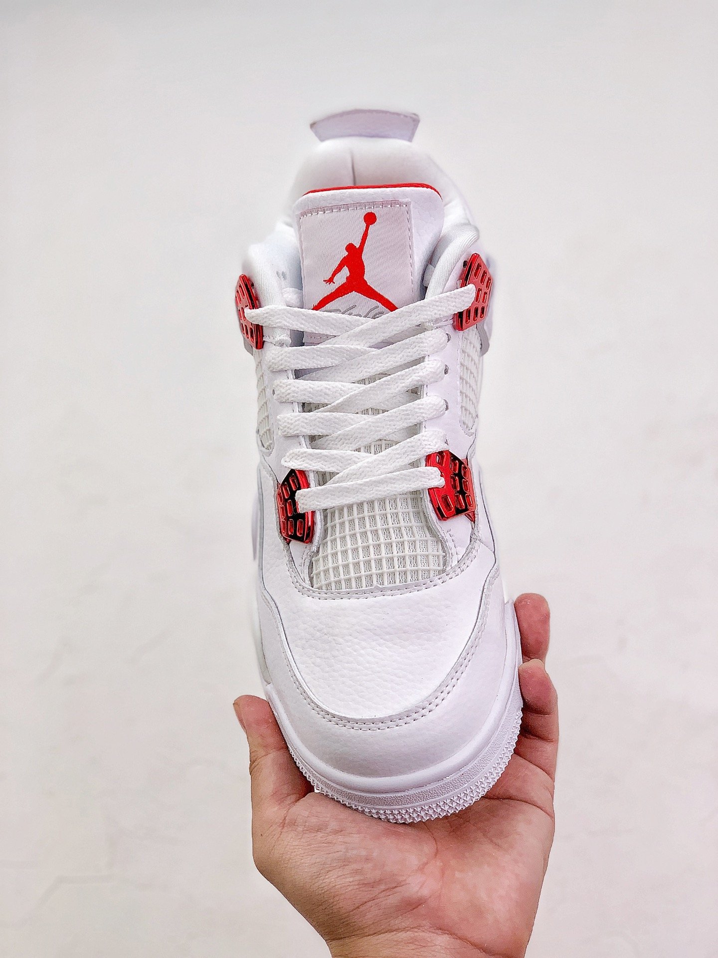 Best Replica Air Jordan 4 Retro Metallic Red Extended size 14 - Colareps