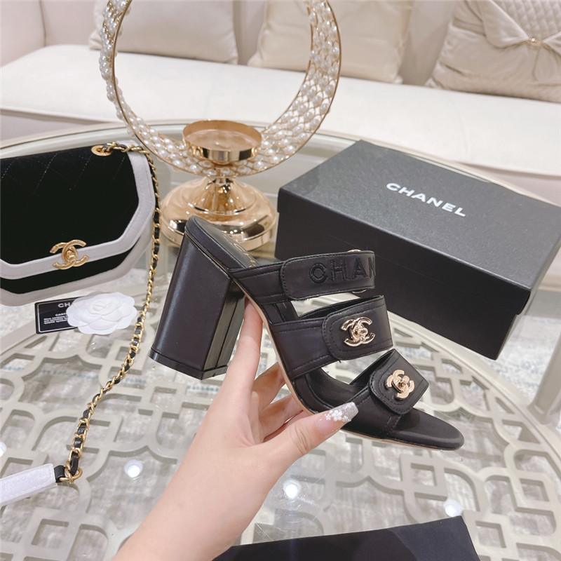 Best Replica Chanel early spring catwalk new high-heeled sandals - Colareps