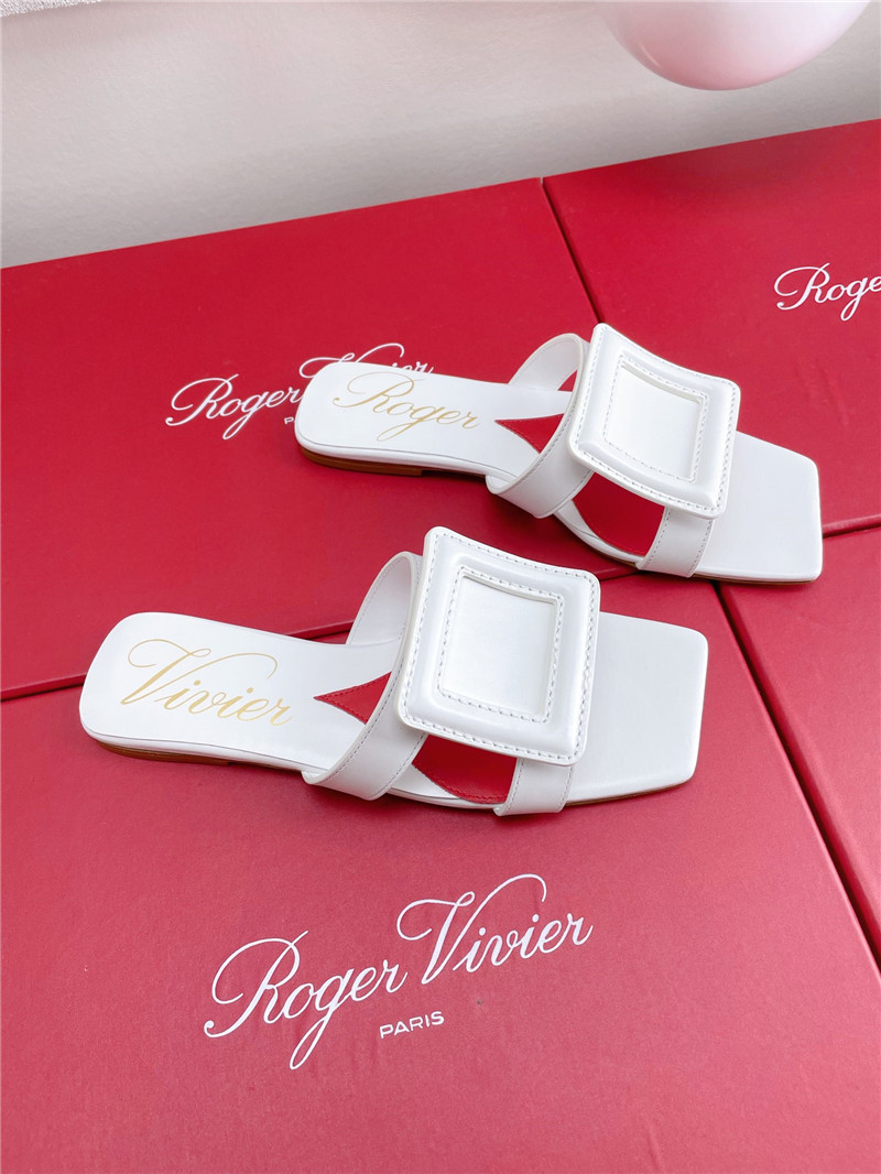 Best Replica Roger vivier embroidered buckle mules - Colareps