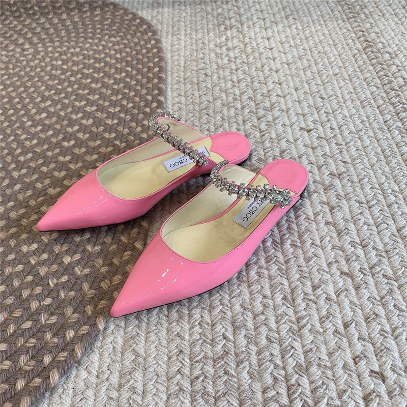 Best Replica Jimmy Choo Rhinestone Slide Sandals - Colareps