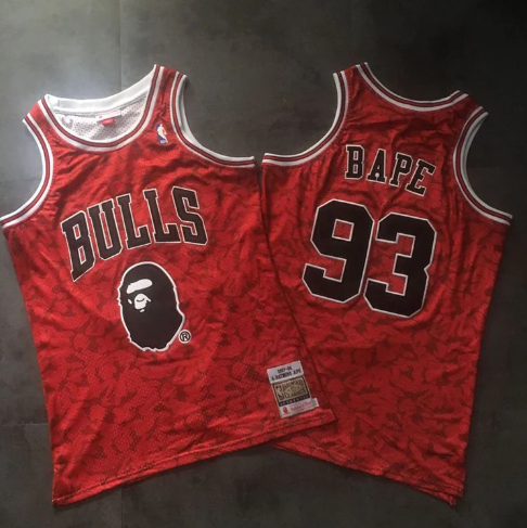 Best Replica BAPE CHICAGO BULLS JERSEY - Colareps
