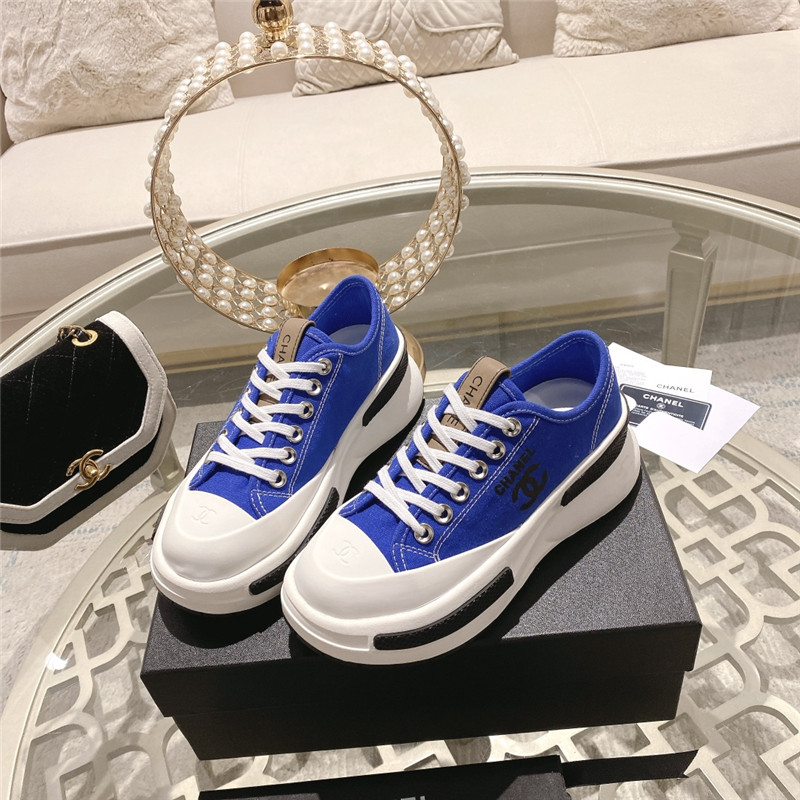 Best Replica Chanel early spring new canvas shoes - Colareps