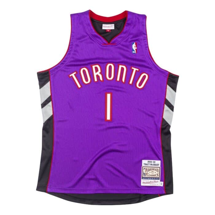 Best Replica TRACY MCGRADY TORONTO RAPTORS THROWBACK JERSEY (HEAT APPLIED) - Colareps