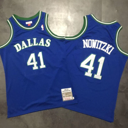 Best Replica DIRK NOWITZKI DALLAS MAVERICKS THROWBACK JERSEY - Colareps