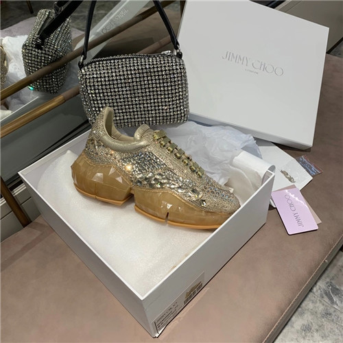 Best Replica Jimmy choo crystal sneakers - Colareps