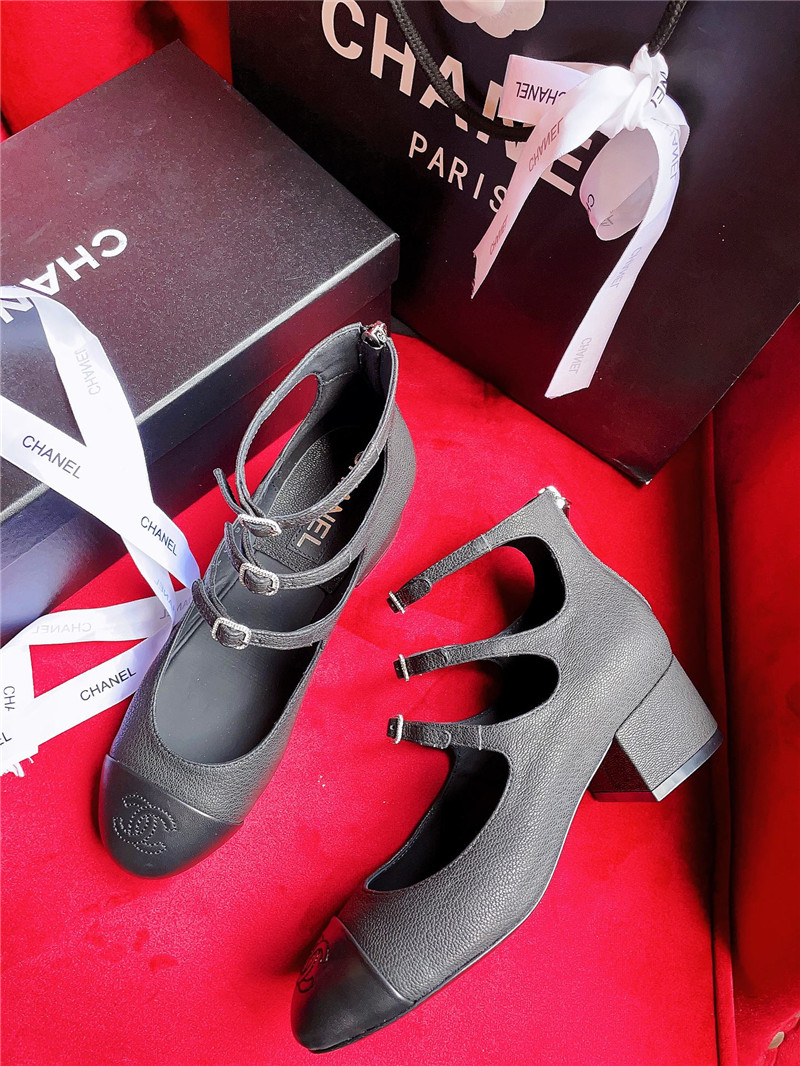 Best Replica Chanel classic color matching elements large logo shoes - Colareps